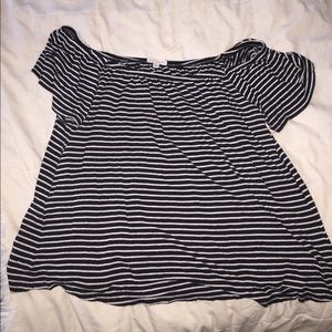 Off the shoulder shirt